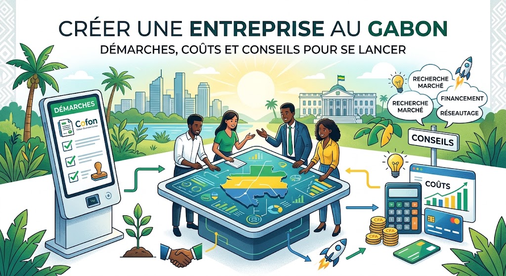 Créer une entreprise au Gabon Démarches, coûts et conseils pour se lancer Créer une entreprise au Gabon Démarches, coûts et conseils pour se lancer
