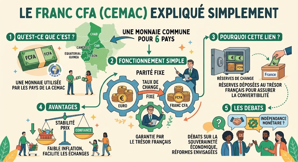 Le franc CFA (CEMAC) expliqué simplement