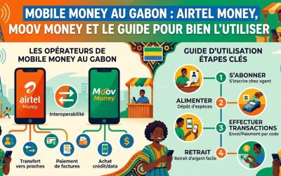 Mobile money au Gabon : Airtel Money, Moov Money et le guide pour bien l’utiliser